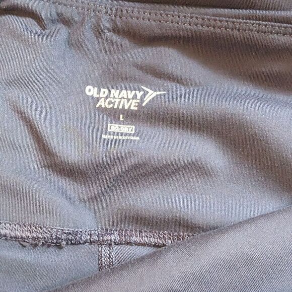 Women's High-Waisted Elevate 7/8-Length Mesh-Splice Compression Leggings, Large - Picture 6 of 7